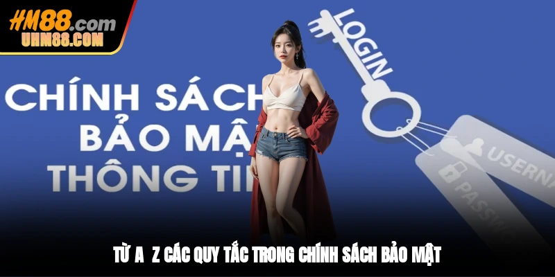 Từ A - Z các quy tắc trong chính sách bảo mật